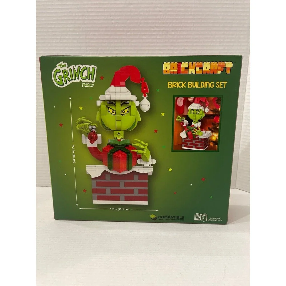 BrickCraft Up The Chimney Grinch Building Kit (504 Pieces ) Limited Edition New